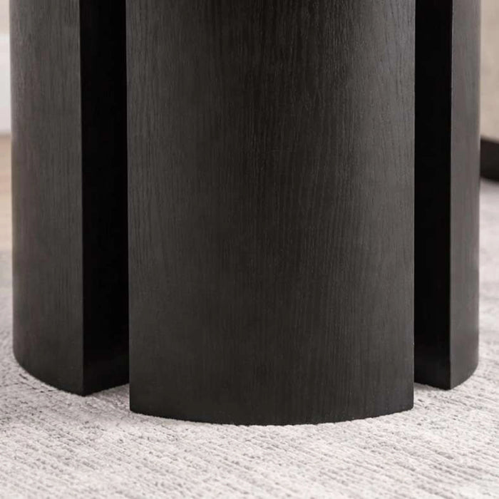 Waizig End Table Marble - Grey & Brown