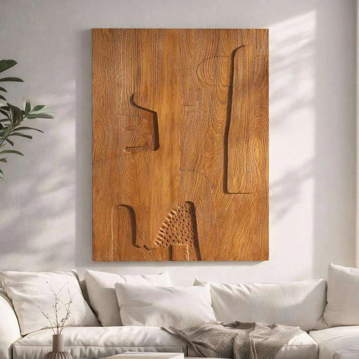 Walden Handmade 3D Wall Art 90X120Cm - Brown