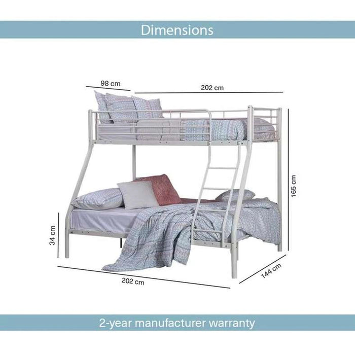 Wales Kids Bunk Bed 90X190 Cm