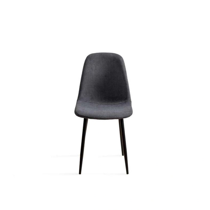 Walter Dining Chair - Dark Grey Black