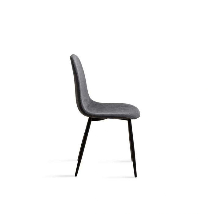 Walter Dining Chair - Dark Grey Black