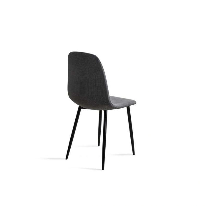 Walter Dining Chair - Dark Grey Black