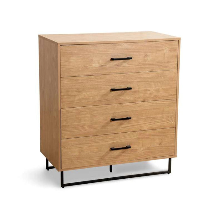Walter Kids Chest Of 4 Drawer - Oak