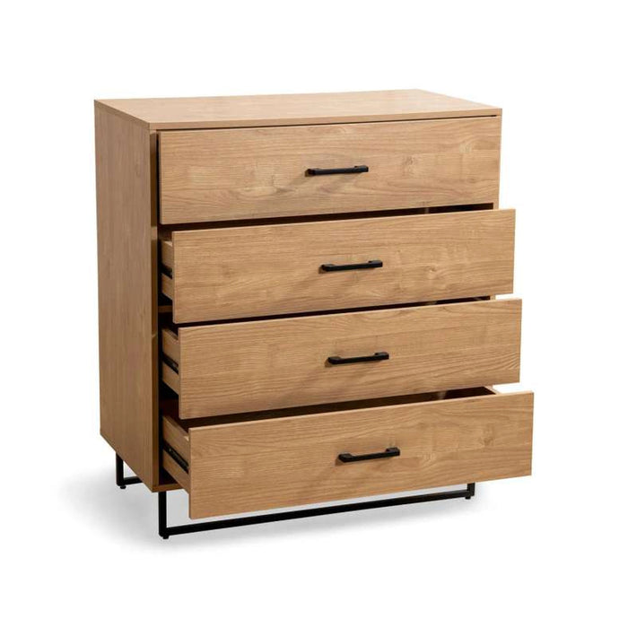 Walter Kids Chest Of 4 Drawer - Oak
