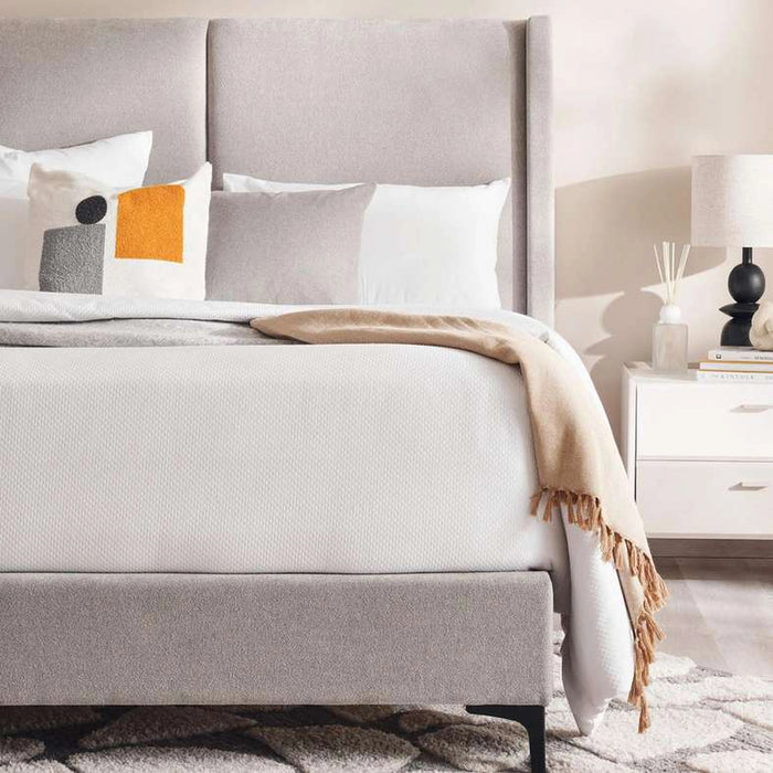 Walter King Bed 180X200 Cm - Light Grey