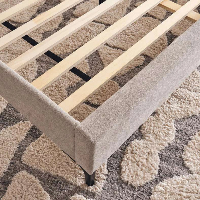 Walter King Bed 180X200 Cm - Light Grey