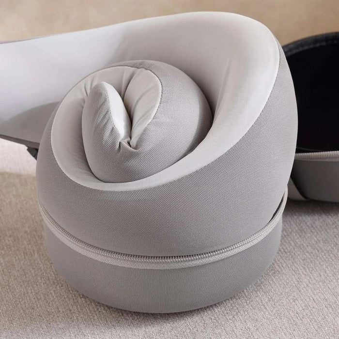 Wander Memory Foam Travel Pillow With Box 25X26X17Cm - Grey