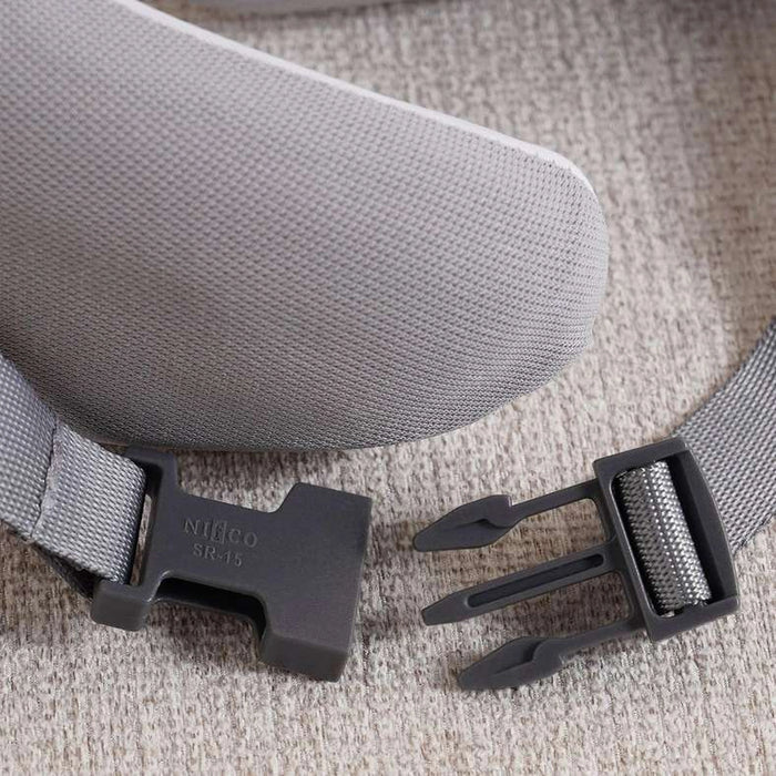 Wander Memory Foam Travel Pillow With Box 25X26X17Cm - Grey