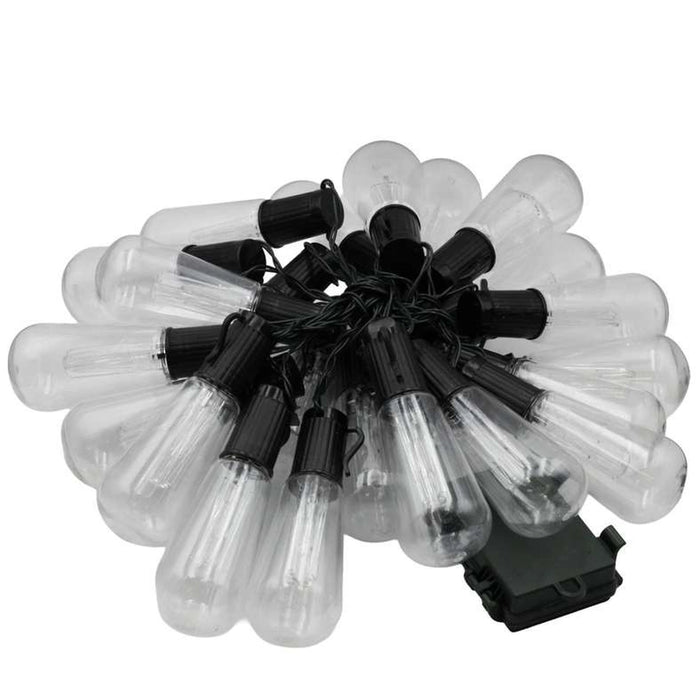 Warm Night Outdoor String Light With 24 St38 Led Ip44 Waterproof 3Xaa Battery With Light Mode Op