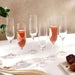 Waterfall 6-Piece Flute Crystal Glass Set 190Ml -Clear Pan Home