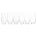 Waterfall 6-Piece Highball Crystal Glass Set 350Ml - Clear Pan Home