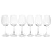 Waterfall 6-Piece Stemware Crystal Glass Set 350Ml -Clear Pan Home
