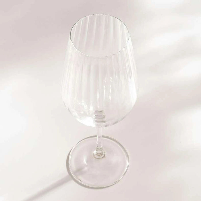 Waterfall 6-Piece Stemware Crystal Glass Set 550Ml -Clear Pan Home