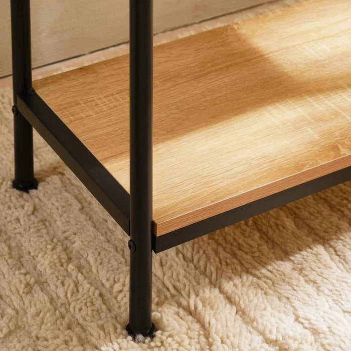 Watson Coat Hanger And Shoe Rack With 2-Shelves 80X30X170Cm - Natural
