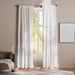 Wave Sheer 2 Piece Curtain Set - White Pan Home