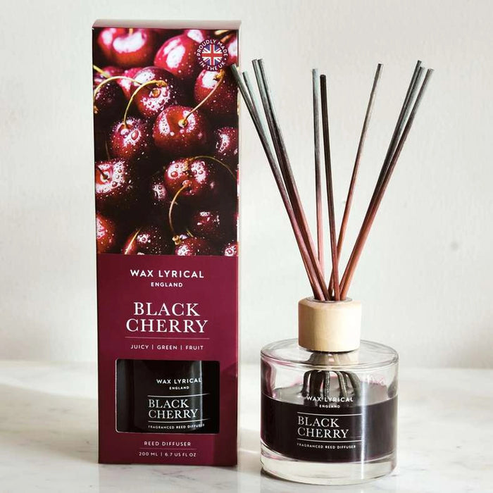 Wax Lyricals Black Cherry Reed Diffuser 200Ml 8X26Cm - Red