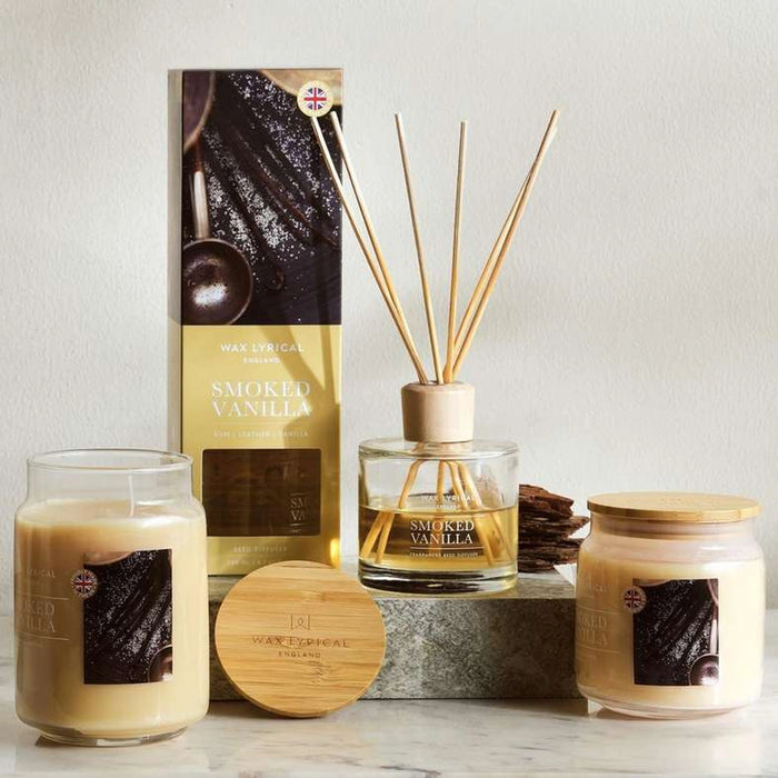 Wax Lyricals Smoked Vanilla Reed Diffuser 200Ml 8X26Cm - White