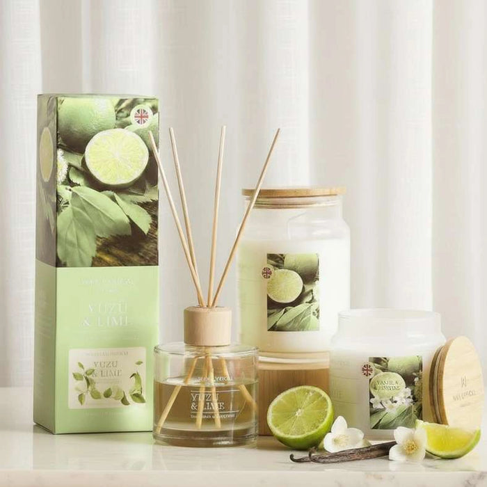 Wax Lyricals Yuzu Lime Reed Diffuser 200Ml 8X26Cm - White