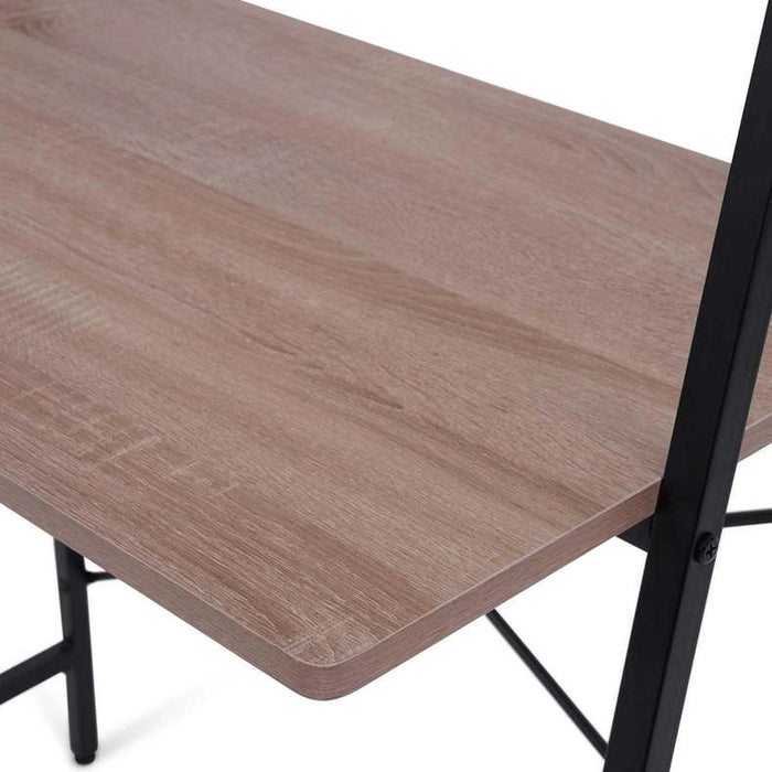 Weltech Writing Desk With Shelves - Natural Black