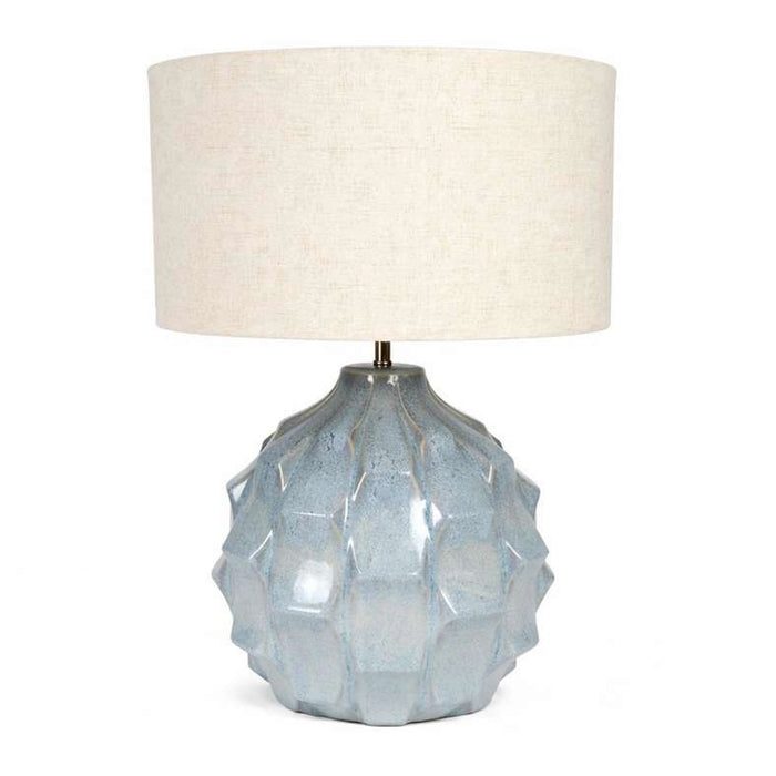 Wendale E27 Scutes Ceramic Table Lamp 45X71Cm - Blue