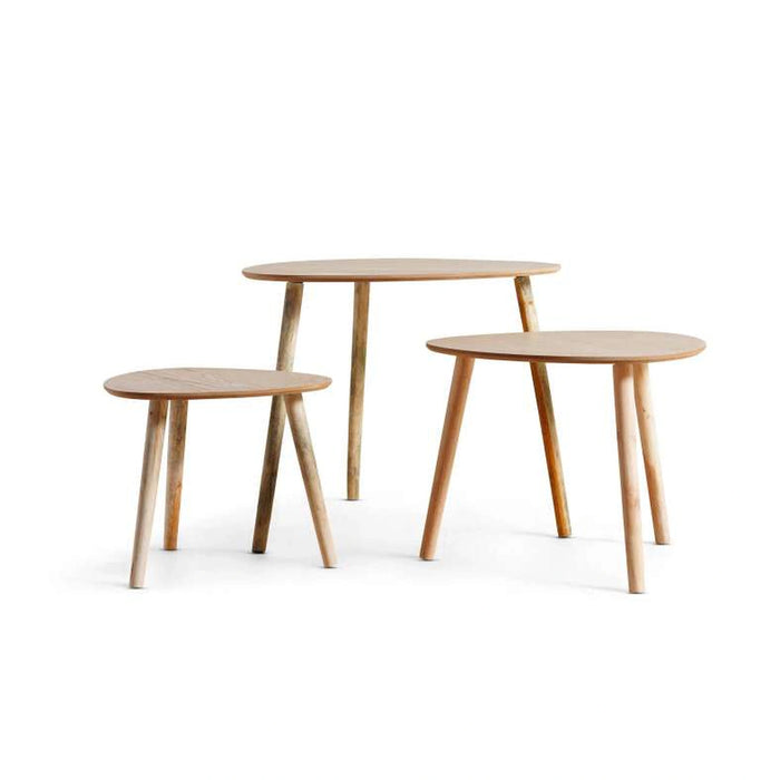 Wendy Nest Of Table Set Of 3 Veneer - Natural