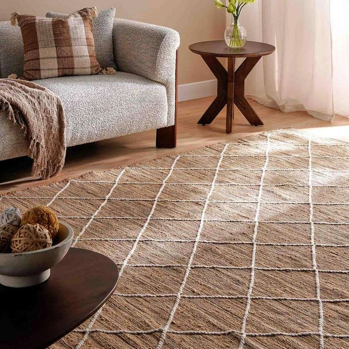 Wester Hand Woven Jute With Wool Rug 300X400Cm - Natural