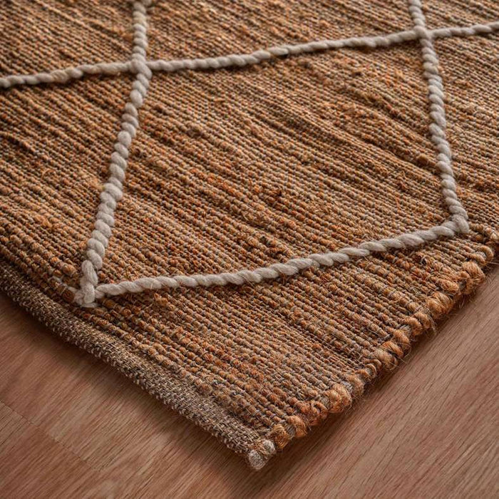 Wester Hand Woven Jute With Wool Rug 300X400Cm - Natural