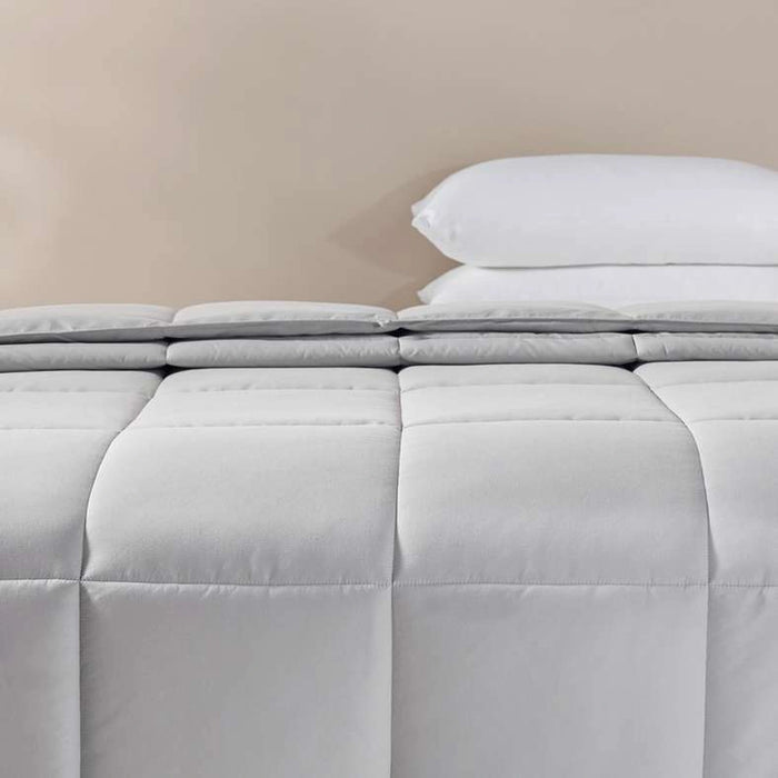 Westland All Season Reversible King Comforter 240X260Cm - Light Grey