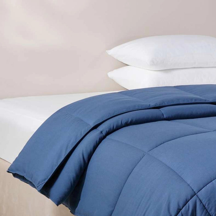 Westland All Season Reversible King Comforter 240X260Cm - Navy Blue