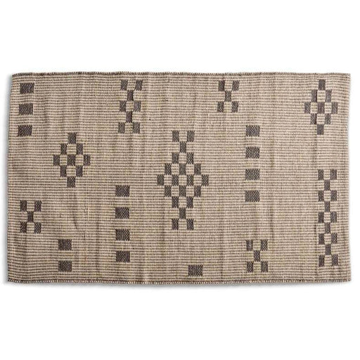 Westlane Machine Woven Jute & Cotton Blend Dhurrie 90X150Cm - Beige PAN HOME