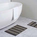 Westly 2-Piece Set Bathmat & -Grey Pan Home