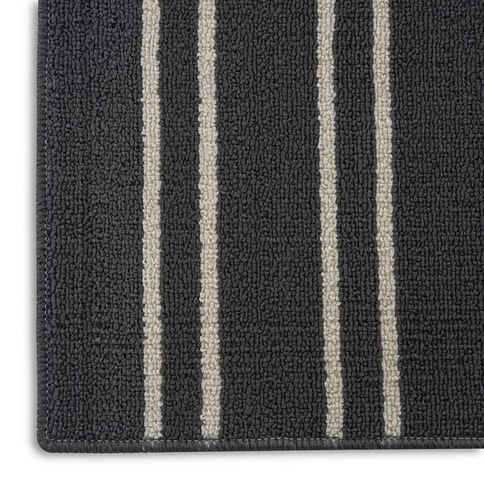 Westly 2-Piece Set Bathmat & -Grey Pan Home