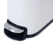Weston 5L Slim Step Bin - White Pan Home