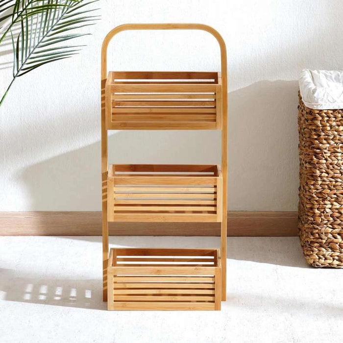 Whimsy 3-Tier Bamboo Bath Rack 34X18X76Cm - Natural