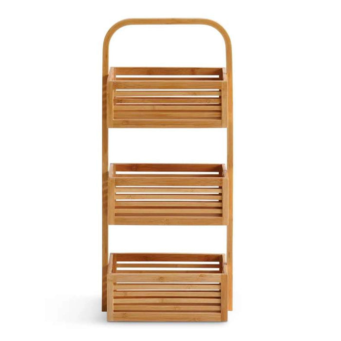Whimsy 3-Tier Bamboo Bath Rack 34X18X76Cm - Natural
