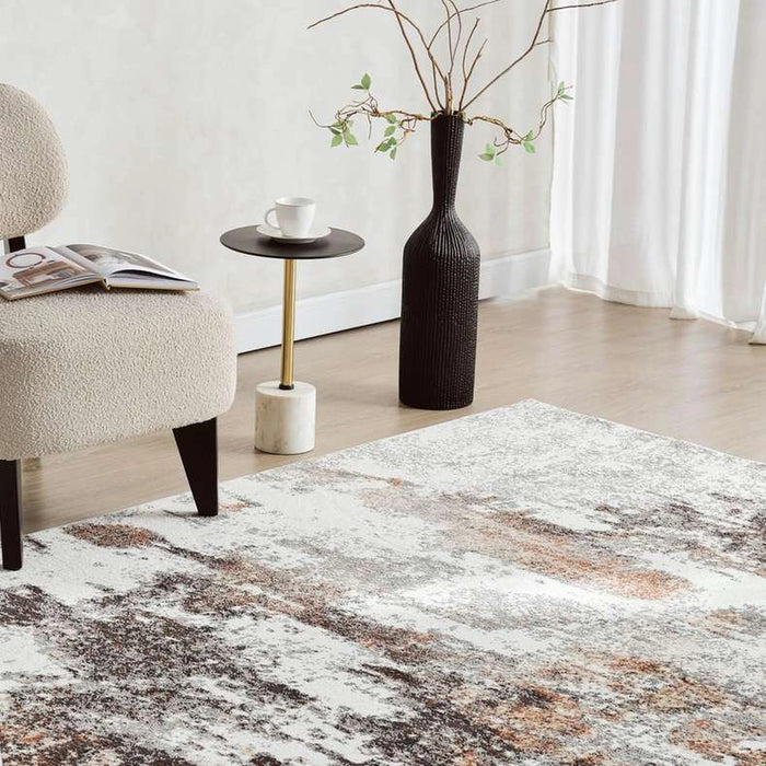 Whimsy Abstract Rug 160X230Cm - Taupe