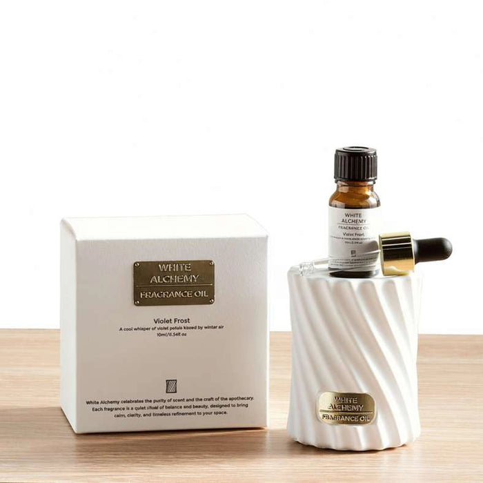 White Alchemy Violet Frost Fragrance Oil Gift Set 10Ml - White