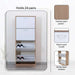 Whitmor Shoe Rack 24 Pairs With 4 Drawer - White Natural Pan Home