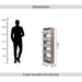 Whitmor Shoe Rack 30 Pairs With 5 Drawer - White Natural Pan Home