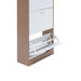 Whitmor Shoe Rack 30 Pairs With 5 Drawer - White Natural Pan Home
