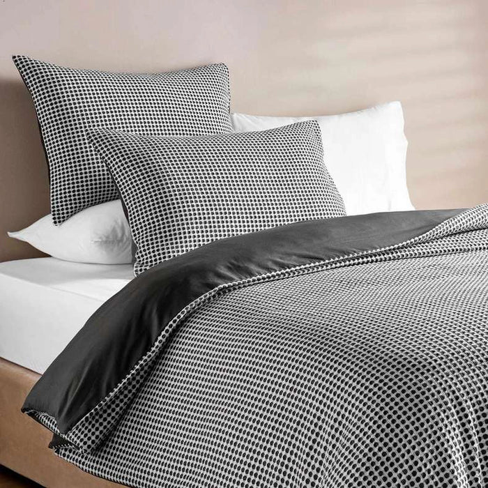 Whitney Waffle 3-Piece Queen Duvet Cover Set 200X200Cm - Grey