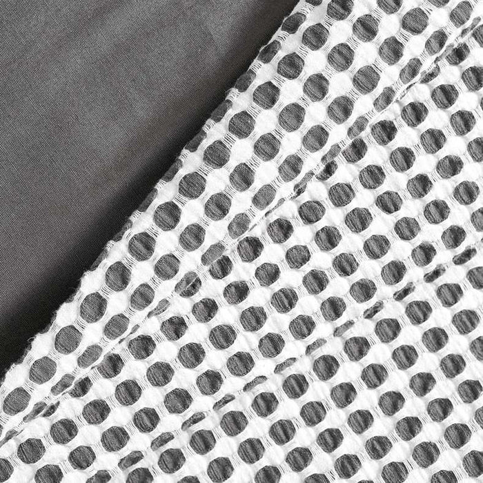 Whitney Waffle 3-Piece Queen Duvet Cover Set 200X200Cm - Grey