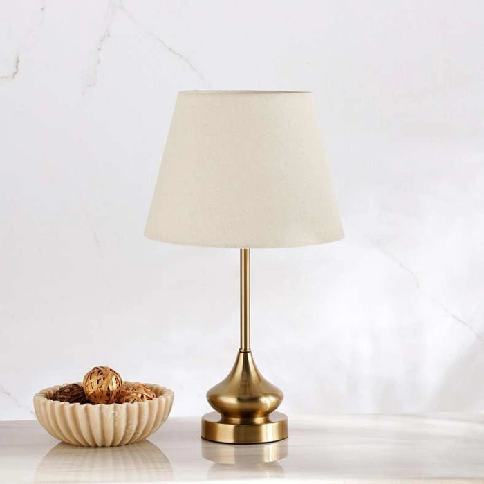 Wilcon E27 Metal Table Lamp 30X52Cm - Brass