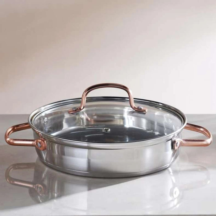 Wildan 10-Piece Stainless Steel Cookware Set -Chrome