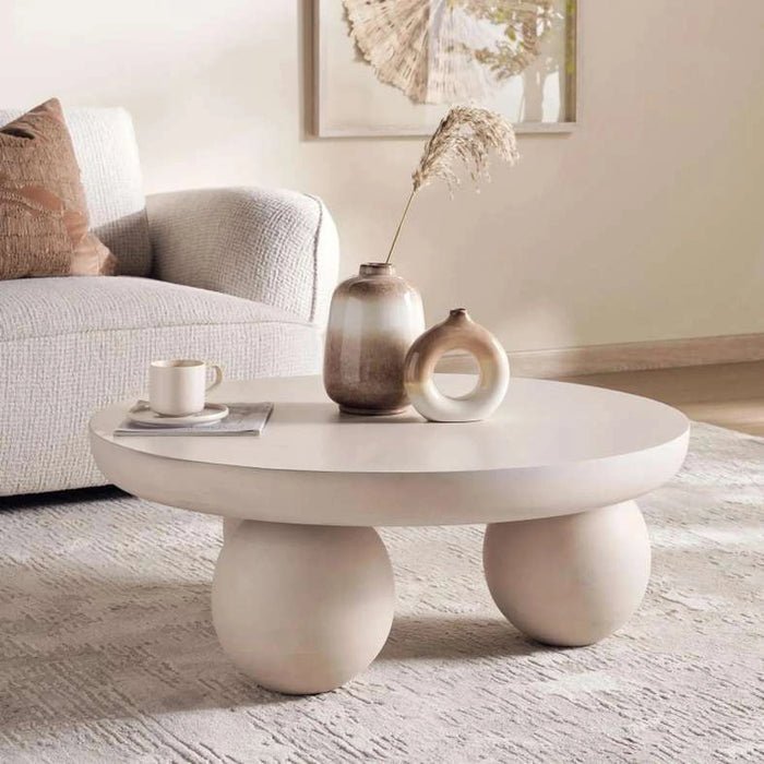 Willow Coffee Table Wood - Off White