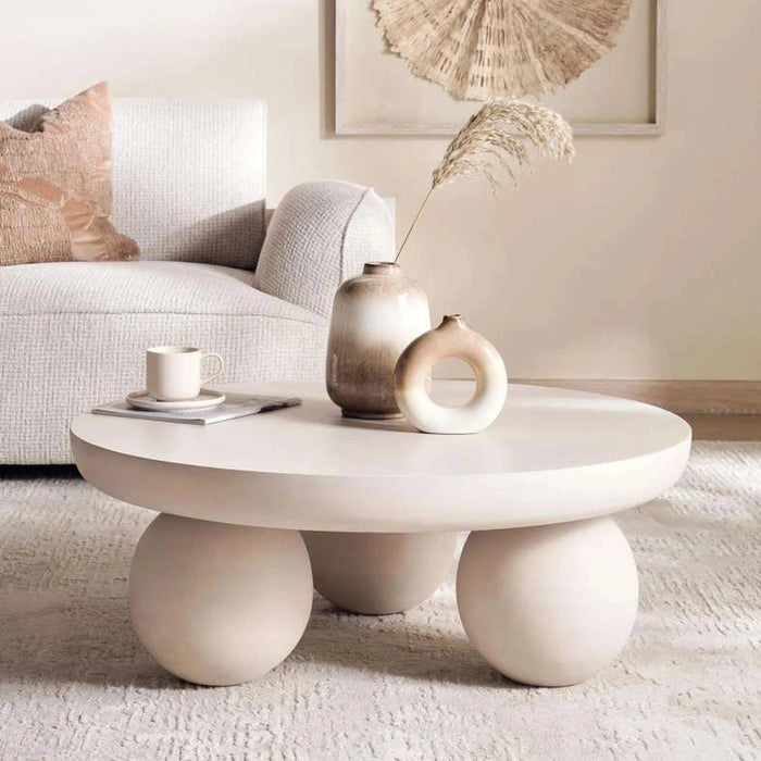 Willow Coffee Table Wood - Off White