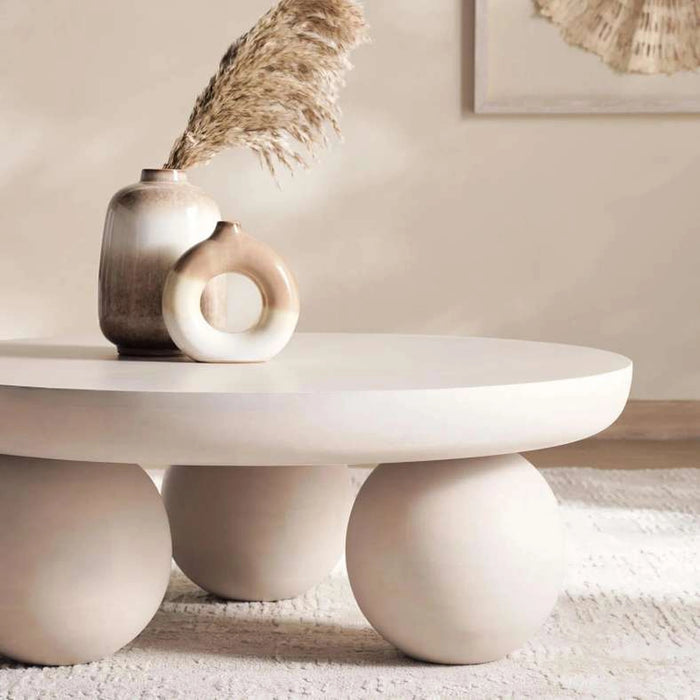 Willow Coffee Table Wood - Off White