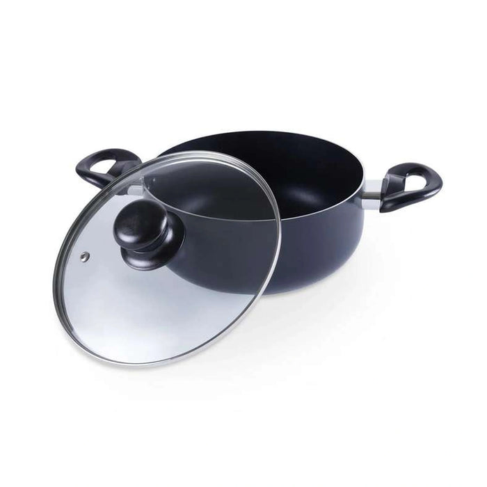 Wilson Cooking Pot With Lid Dia20X9Cm - Black