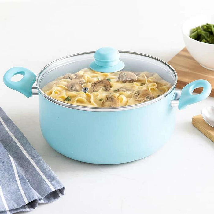Wilson Cooking Pot With Lid Dia24Cm - Blue