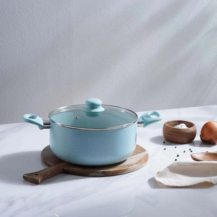 Wilson Cooking Pot With Lid Dia24Cm - Blue